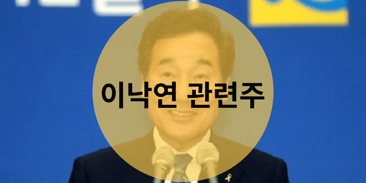 정치 테마주 이낙연 관련주